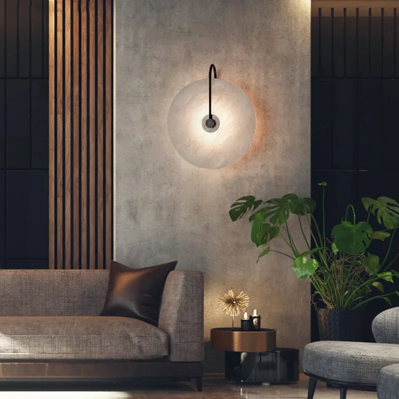 Marble Moon Sconce