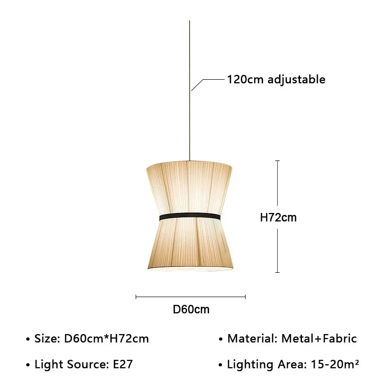 Lantern Cloth Pendant Lights