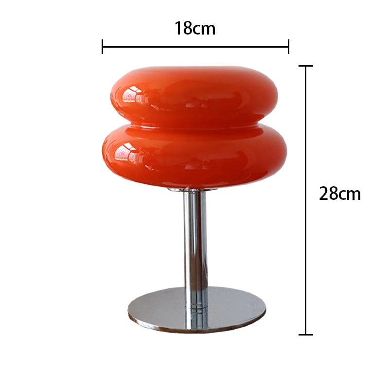 Trichromatic Macaron Glass Table Lamp
