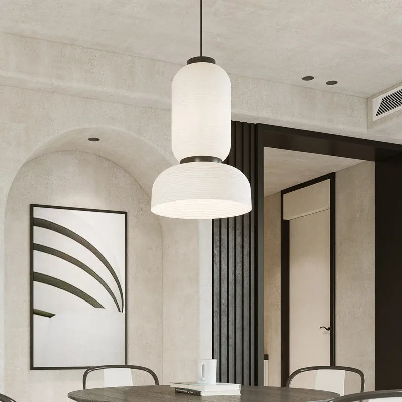 Lustre Rice Paper Chandelier