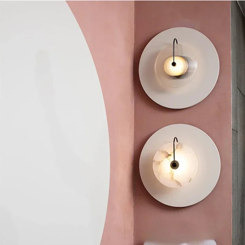 Marble Moon Sconce