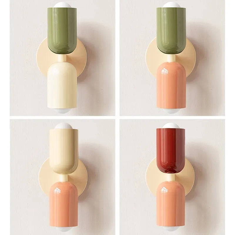 Minimalist Double Head Wall Light
