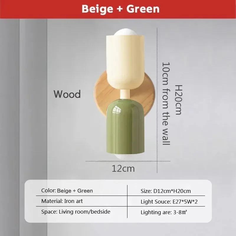 Minimalist Double Head Wall Light