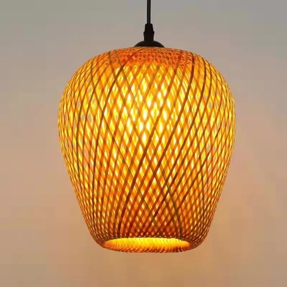 Wang Bamboo Weaved Hanging Light