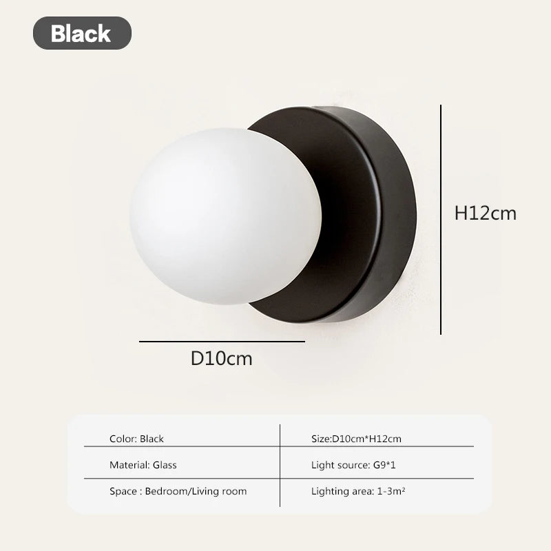 Malia Orbit Glass Sconce