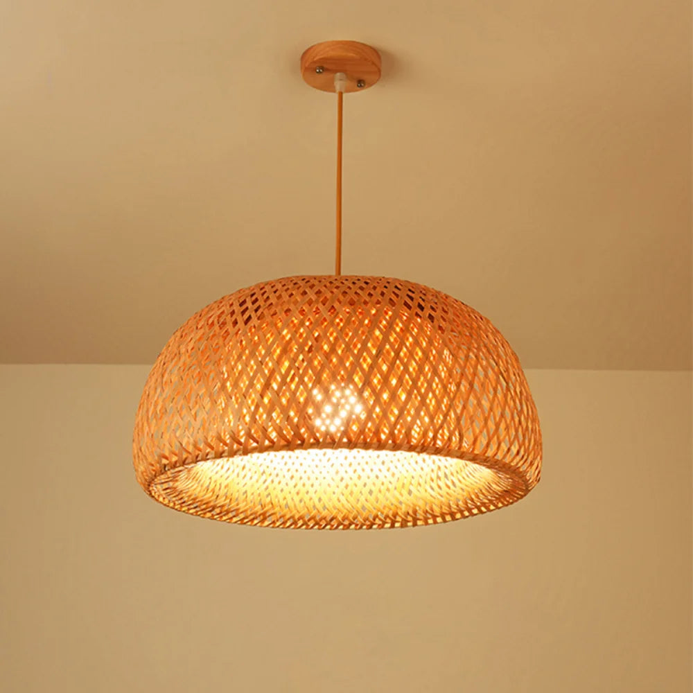 Wang Bamboo Weaved Hanging Light