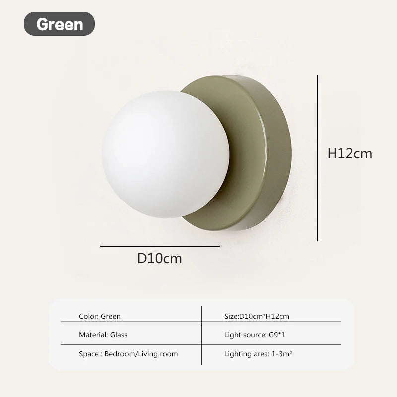 Malia Orbit Glass Sconce