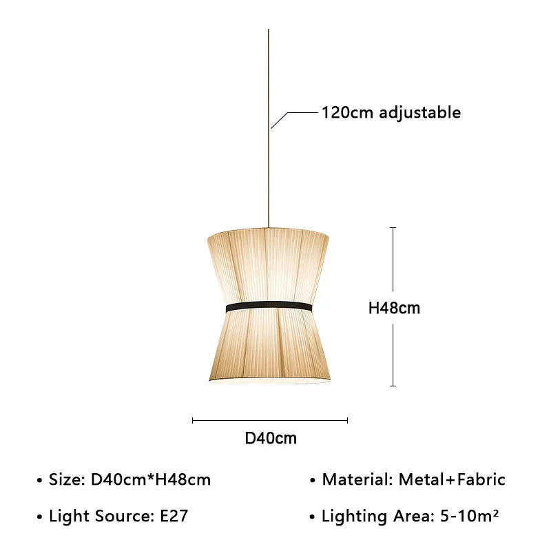 Lantern Cloth Pendant Lights