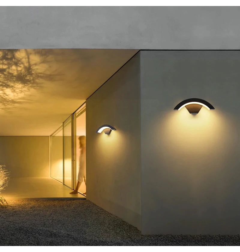 Outdoor Radar Motion Sensor Wall Light