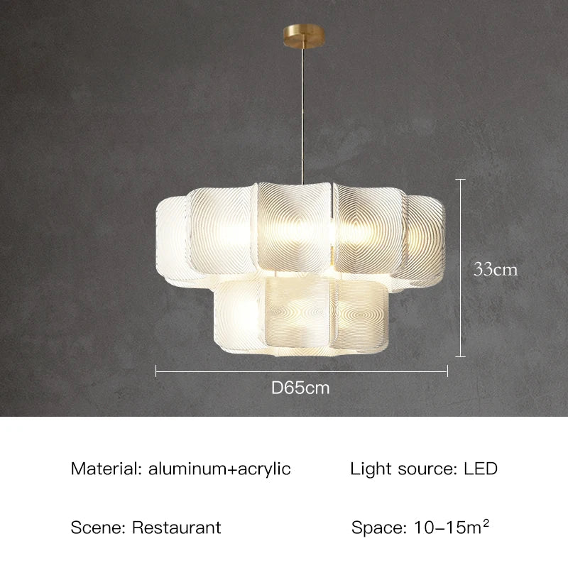 Sophia Acrylic Chandelier Light Fixture