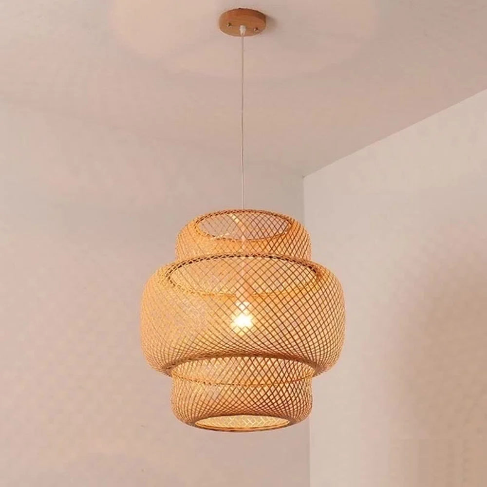 Wang Bamboo Weaved Hanging Light