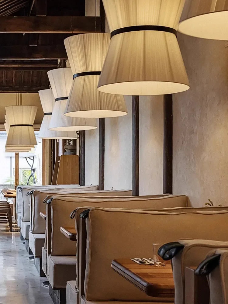 Lantern Cloth Pendant Lights