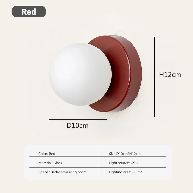 Malia Orbit Glass Sconce