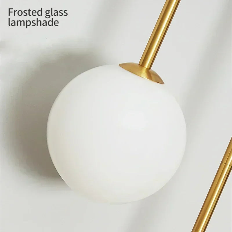 Glass Ball Wall Sconce