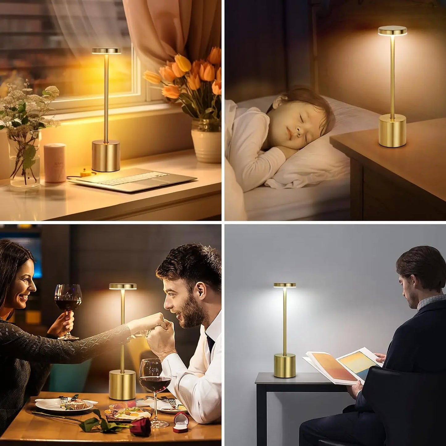 Creative Ambient Metal Table Lamp Light for Home