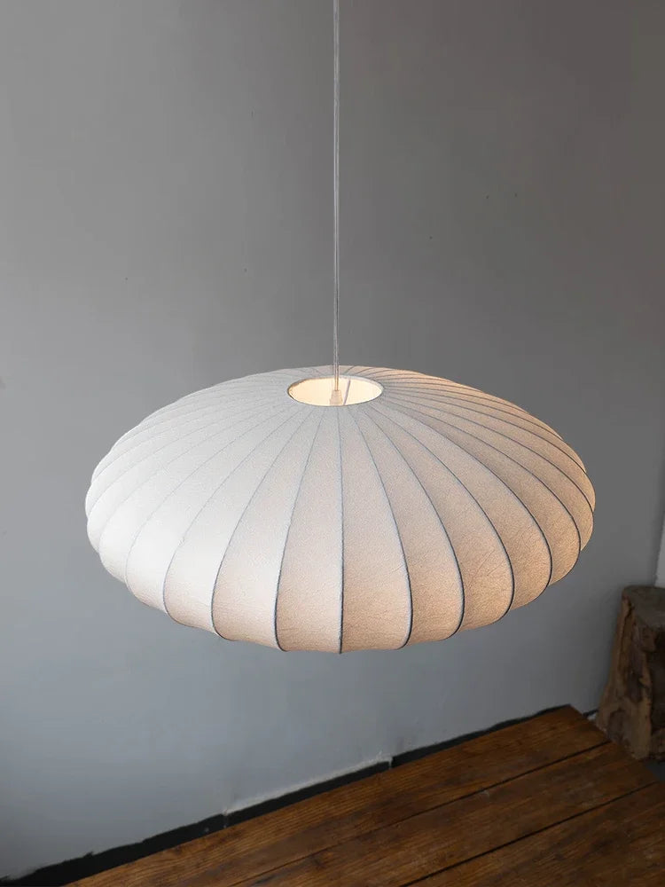 Maren Silk Lantern Pendant Light