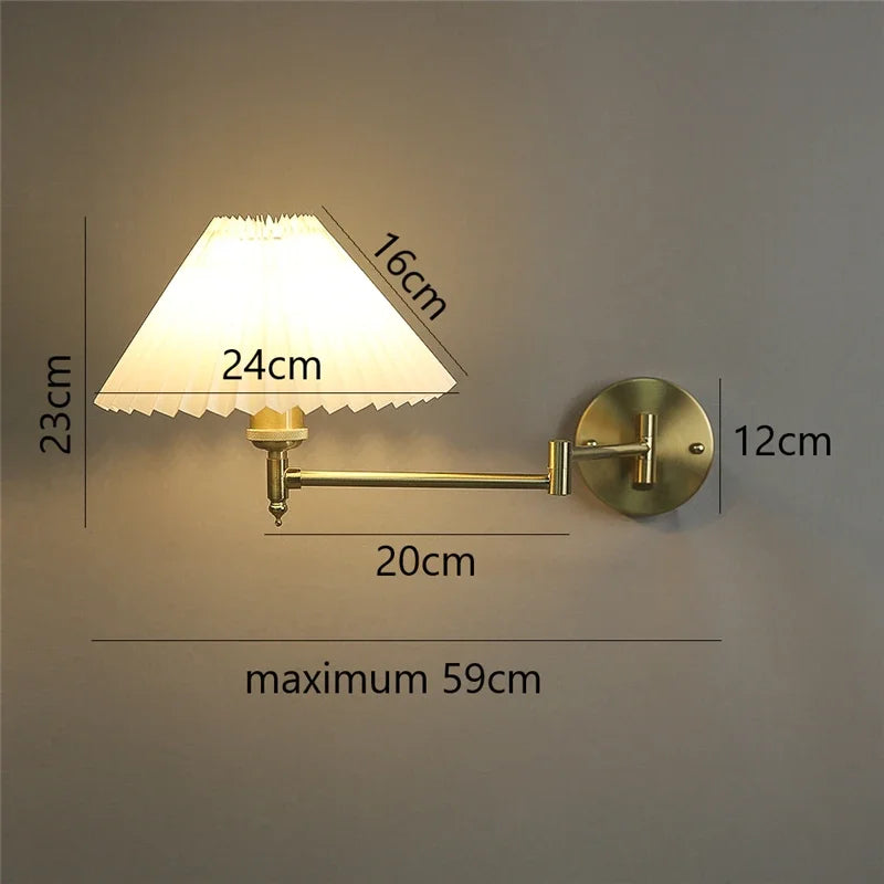 Rocker Arm LED Wall Light Fixture