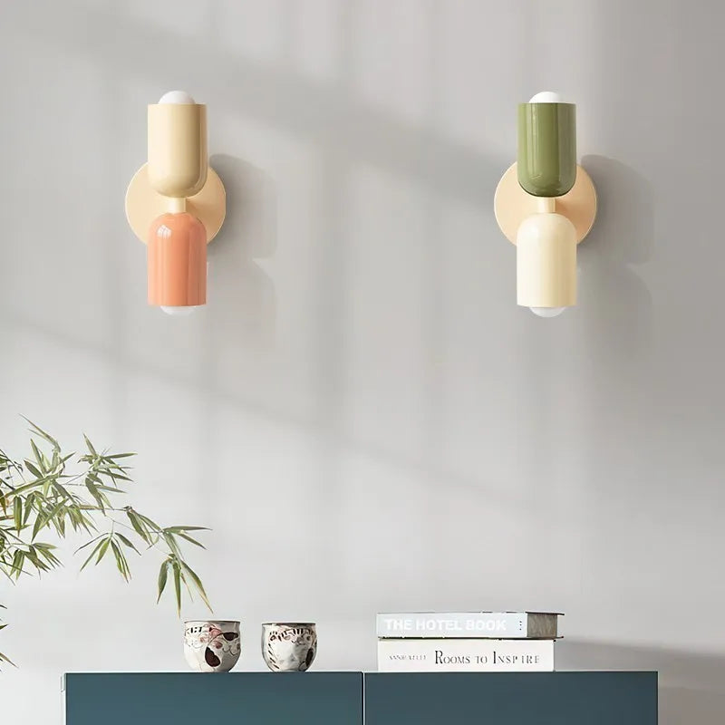 Minimalist Double Head Wall Light
