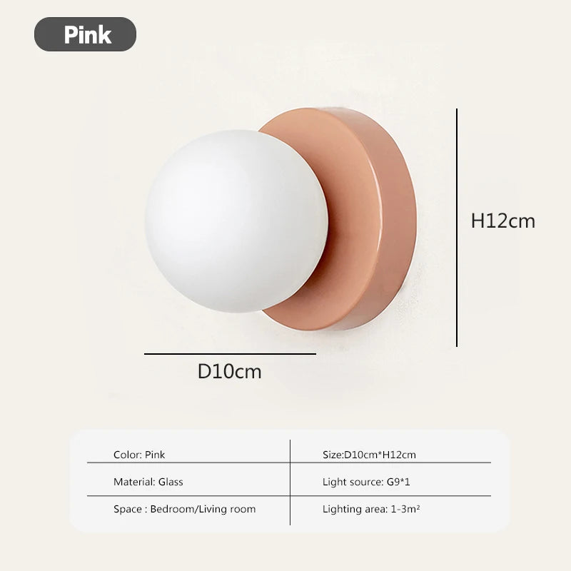 Malia Orbit Glass Sconce