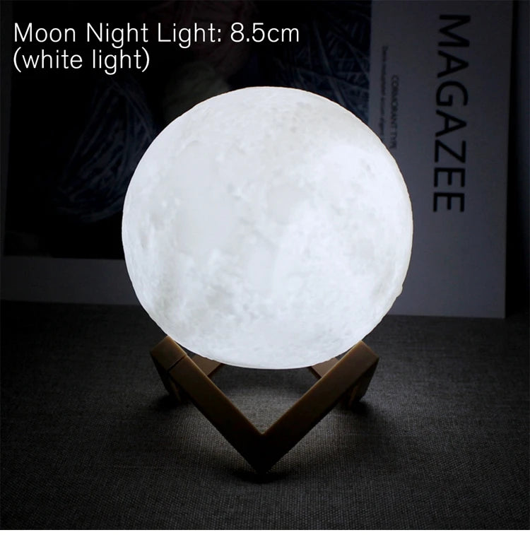 Moon LED Night Light With Stand