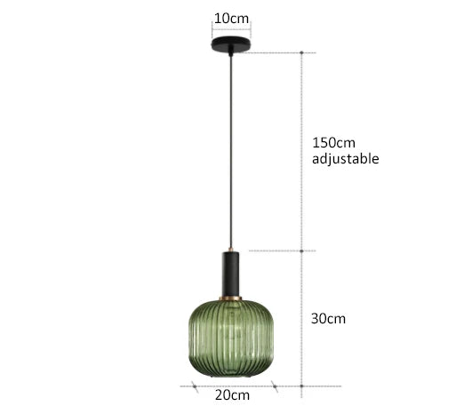 Creative Retro Glass Pendant Lights