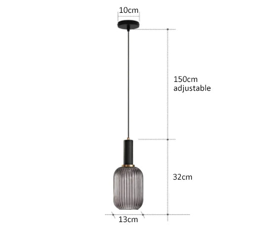 Creative Retro Glass Pendant Lights