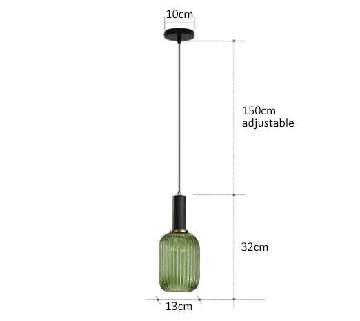 Creative Retro Glass Pendant Lights