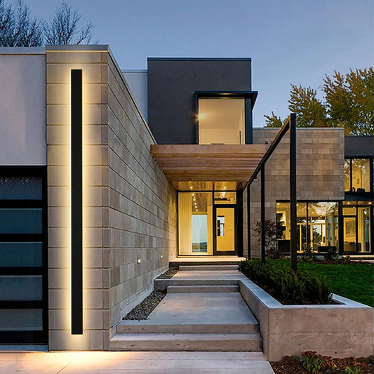 Linear Outdoor LED Modern Wall Light
