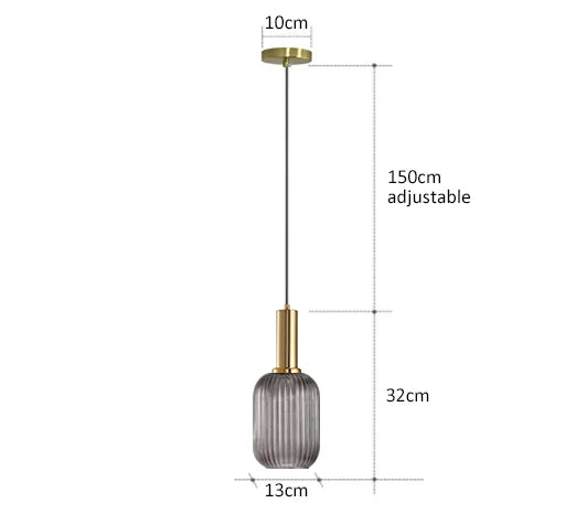 Creative Retro Glass Pendant Lights