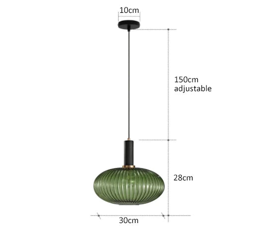 Creative Retro Glass Pendant Lights