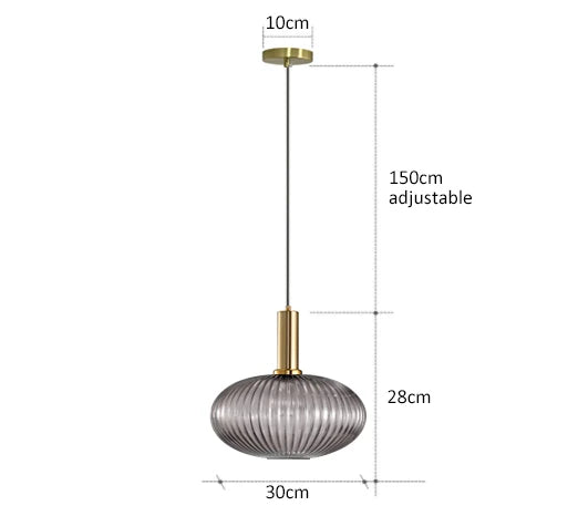 Creative Retro Glass Pendant Lights