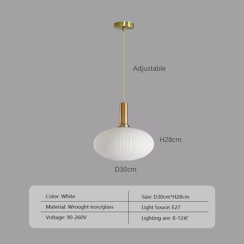 Creative Retro Glass Pendant Lights
