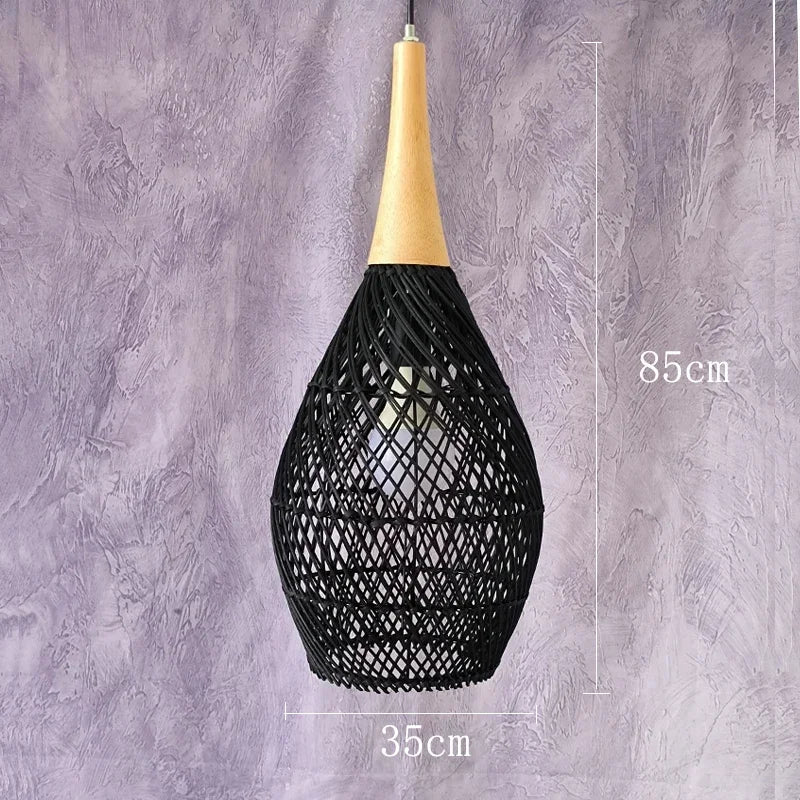 Yin Rattan Pendant Light