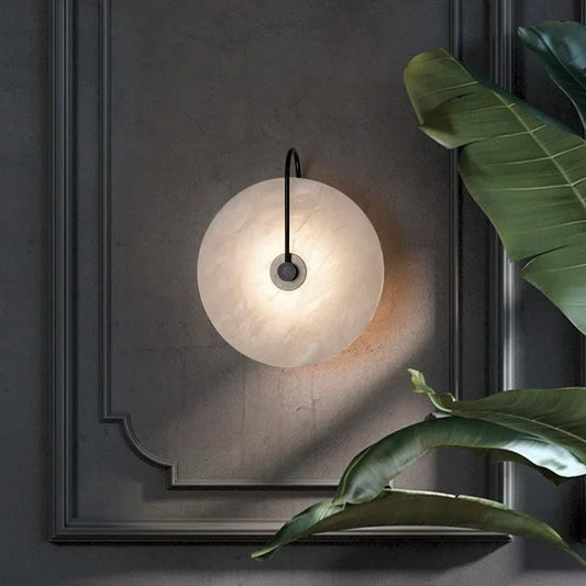 Marble Moon Sconce