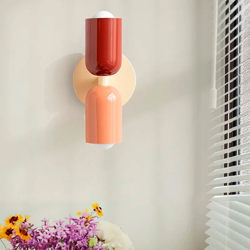 Minimalist Double Head Wall Light