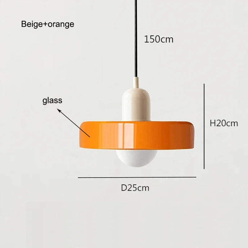 Retro Glass Pendant Light