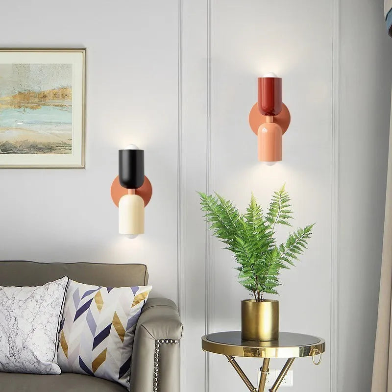 Minimalist Double Head Wall Light