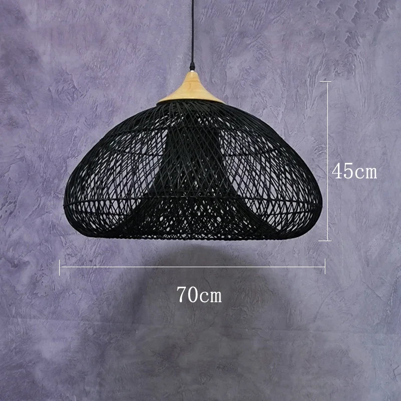 Yin Rattan Pendant Light