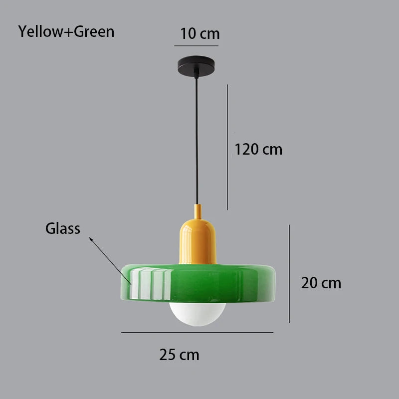 Retro Glass Pendant Light
