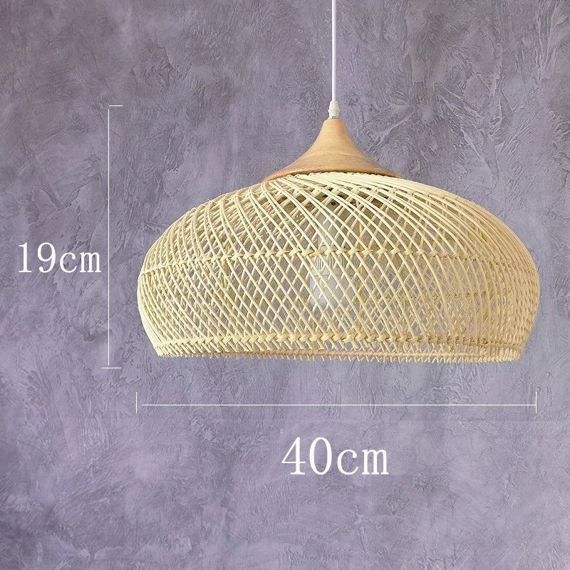 Yin Rattan Pendant Light