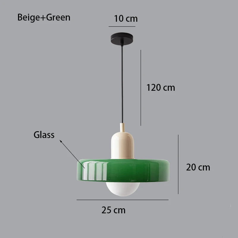 Retro Glass Pendant Light