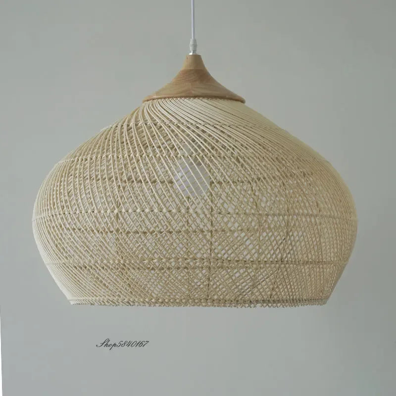 Yin Rattan Pendant Light