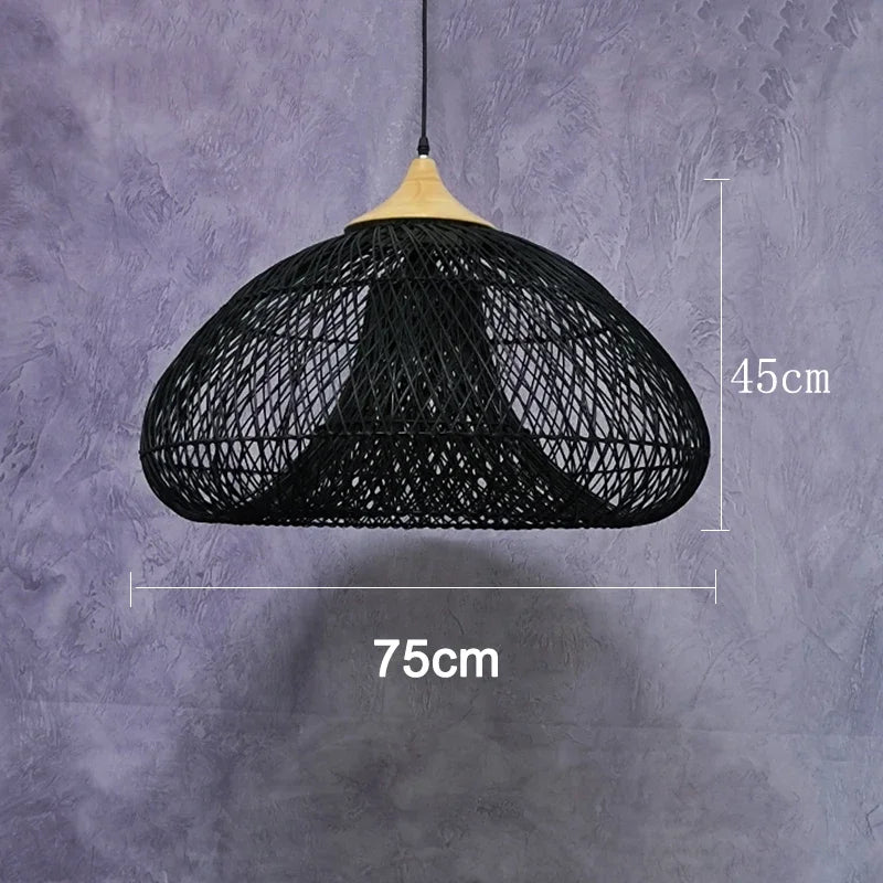 Yin Rattan Pendant Light