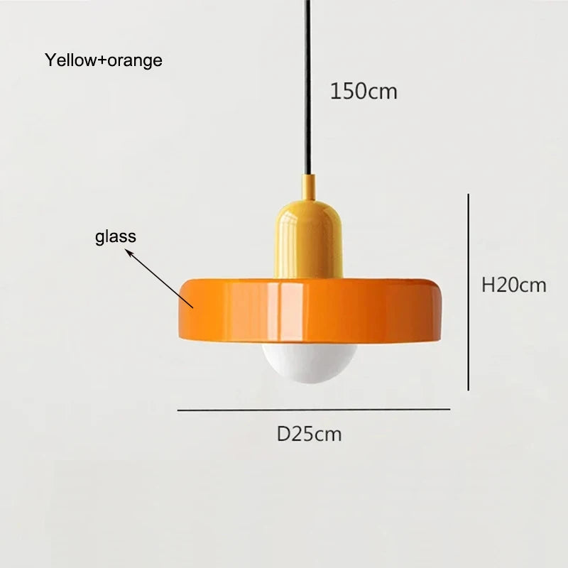 Retro Glass Pendant Light