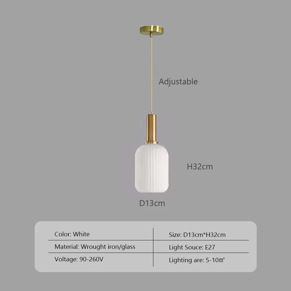 Creative Retro Glass Pendant Lights