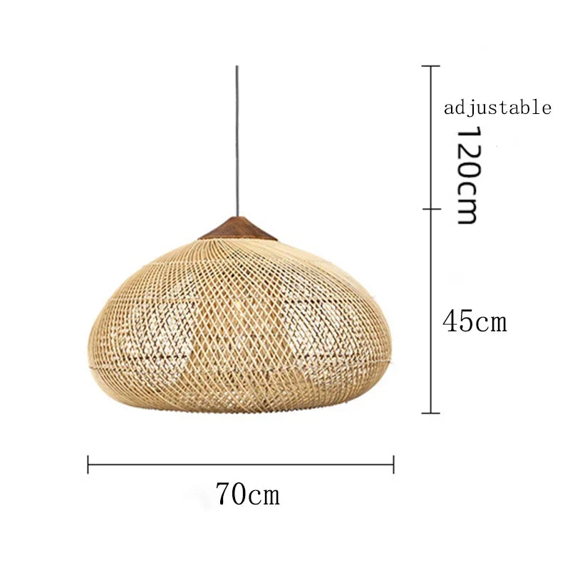Yin Rattan Pendant Light