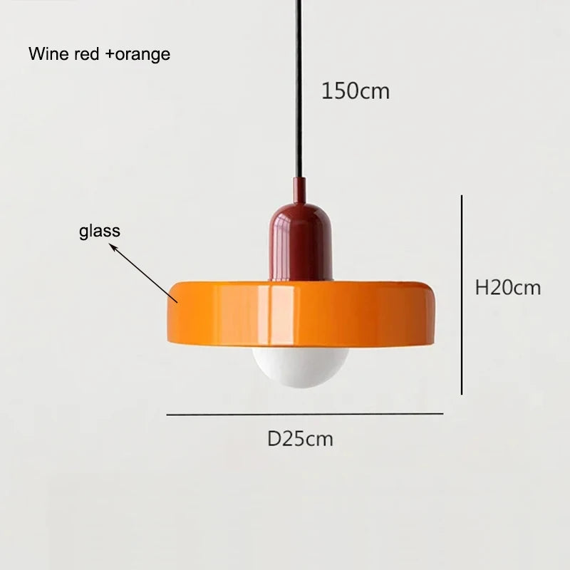 Retro Glass Pendant Light