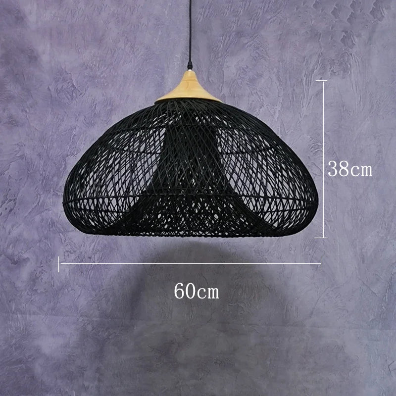 Yin Rattan Pendant Light