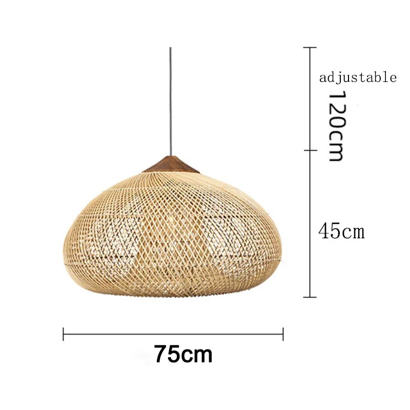 Yin Rattan Pendant Light