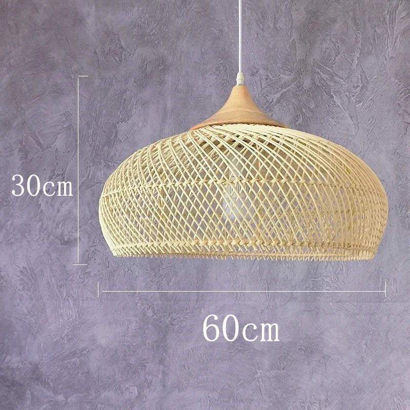 Yin Rattan Pendant Light